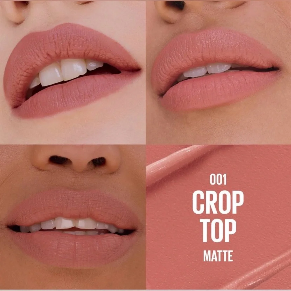 Maybelline Serum Lipstick Set ~ Maybe It's... Soft & Crop Top + Lifter Liner Set